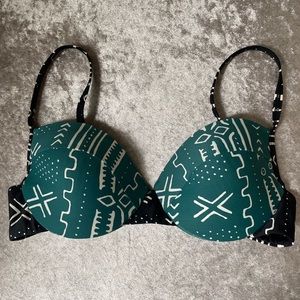 Roxy Aztec Print Underwire Bikini Top